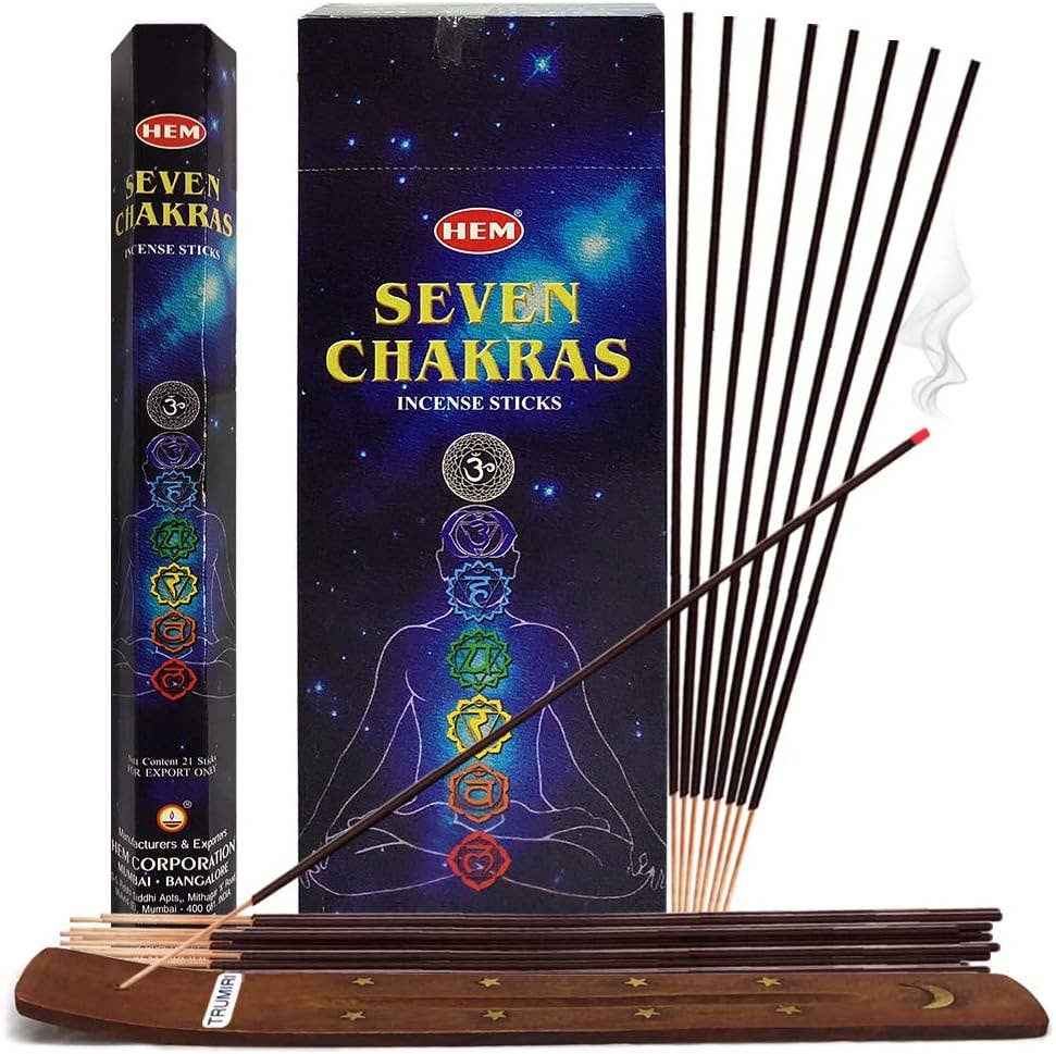 Hem Seven Chakras Incense Sticks | Meditation & Yoga Aroma