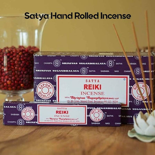 Reiki Satya Incense Sticks YOGA SERIES Hand Rolled